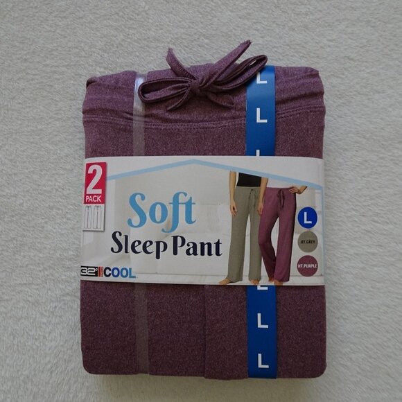 32 Degrees Cool Sleep Pants Set of TWO Size L - Picture 1 of 6